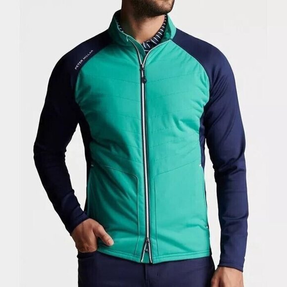 Peter Millar Merge Elite Hybrid Men’s Jacket Billiard/Navy MS23EZ45 SIze M - Picture 1 of 3